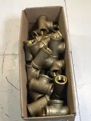 30 NEW 1/2" x 1/2" x 1/2" FIP Brass Tee Fitting Plumbing NEW (M3)