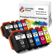 10 Pack (2BK,2PBK,2C,2M,2Y) Compatible Ink for Epson 302XL for Epson Expression Premium XP-6000 Expression Premium XP-6100