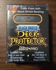 Black Shield Deck Protector Ultra Pro 100 count 1996