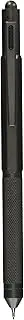 Ohto MF-20K3B Multi-Pen, Hexagon Barrel, Knurled Grip, 3 Points, Gunmetal