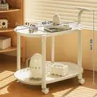 White Side Table ABS Corner Table High Quality Coffee Tea Table