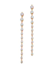 Bloomingdale's Fine Collection Diamond Linear Drop Earrings in 14K Yellow Gold, 1.0 ct. t. w. OS
