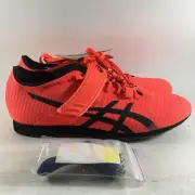 ASICS Triple Jump Pro 3 Mens Track And Field Shoes Cleats Sunrise Red Size 10.5