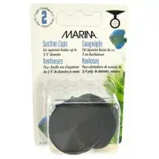 Aquarium, Marina Heater Suction Cups - Black (Heater Suction Cups (2 Pack))