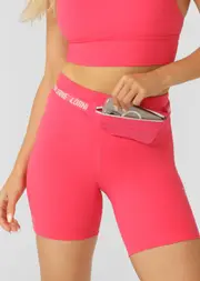 [Lorna Jane] On the Move Running Belt in Pink One Size Neon Raspberry