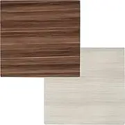 クオリアル Kotatsu Top, Coffee Table, Modern Style, Round, Dark Brown & Grayish White, Diameter 31.5 Inches (80 cm), Thickness 0.6 Inches (1.5 cm), 1 Unit