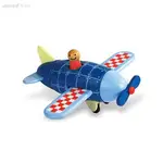 【法國JANOD】磁性拼裝積木-螺旋槳飛機