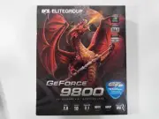 NEW ECS NVIDIA GeForce 9800 GT 1GB N9800GTE-1GMU-F PCI-E DVI Graphics Video Card
