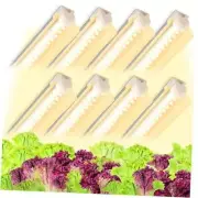 (Pack of 8) LED Grow Lights, 2FT T8 Grow Lights, 192W(8×24W) Full Spectrum