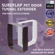SureFlap Pet Door Tunnel Extender PetFlap Wall Install Dog Cat Microchip Long