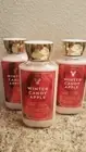3 BATH AND BODY WORKS WINTER CANDY APPEL BODY LOTION 8 OZ
