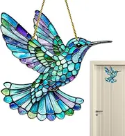 Hummingbird Suncatchers,Acrylic Suncatchers Pendant | Portable Hummingbird Decorations Suncatchers for Garden, Window, Wall, Living Room, Bedroom