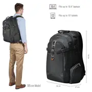 Everki 18.4" Business 120 Travel Checkpoint Friendly Tablet Laptop Backpack