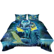 Kids Fantasy Art Capricorn Lil Dragon Coverlet