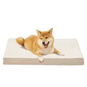 Memory Foam Large Dog Bed, Orthopedic Dog Bed for Crate with Cooling Gel Foam...
