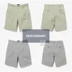 DESCENDANT 23SS DC-3 TWILL SHORTS 短袖 休閒褲