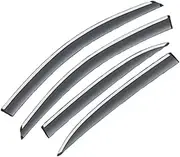 Car Window Visors Compatible for Audi Q5 8R MK1 2010~2017 Deflectors Door Visor Weathershields Window Protectors Accessories 2014 2015 2016