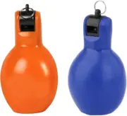 2Pcs Squeeze Whistle | Portable Referee Loud Sports Whistles,Portable Outdoor Ge