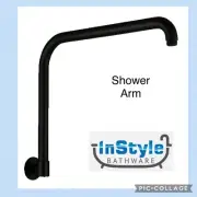 Brand New- Chris- MATT BLACK- Gooseneck Wall Mounted Shower Arm
