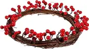 RORPOIR Artificial Fall Wreath Party Christmas Outdoor Decorations Nutcracker Christmas Berry Garland Gnomes Wall Fairy Lights Frame Tree Holiday Wreath Christmas Decor Romantic Sign Wood