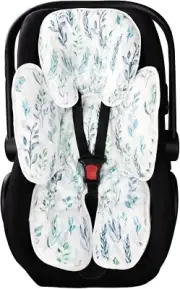 DILIMI Infant Car Seat Insert, 2-In-1 Carseat Head Support for Newborn, Soft ...