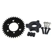 CNC Black 36T Sprocket With 1.5" Adapter fit 60cc 66cc 80cc Motorized Bicycle