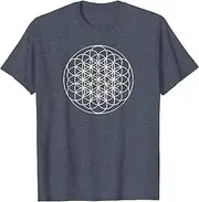 [VidiAmazing] Sacred Geometry Shirt - Flower of Life T Shirt ds3088 T-Shirt