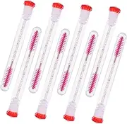 Ipetboom 8pcs Beauty Eyelash Makeup Applicator Brush Lash Comb Eyebrow Brush Tube Set