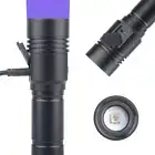 Zoom 265nm&395nm UV Light Blacklight USB Rechargeable LED Flashlight Lamp Home