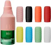 vodvob 8 Pack Silicone Bottle Sleeves, Travel Essentials for Women/Men, Leak-proof Bottle Covers, Travel Size Toiletries Sleeves, Cruise Ship Essentials, Travel Accessories