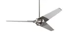 Modern Fan Company Torsion Bright Nickel 52" Ceiling Fan with Remote Control