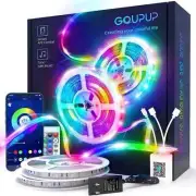 GUPUP LED Strip Lights,Rope Lights,Bluetooth APP 30 FT, Multicolor