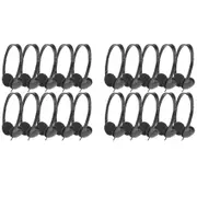 Classroom Headphones 20 Pack for Kids School, Earphones 3.5MM Audio Headset for Students Children To