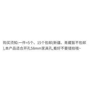 【限時折扣】58mm直徑圓形通氣裝飾蓋白色塑膠透氣孔蓋傢俱鞋櫃櫥衣櫃散熱孔蓋