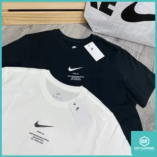 NIKE SWOOSH TEE 小勾 大勾 背後 大LOGO 短T 男款 黑 DZ2882-010 100 DOT聚點