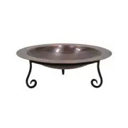 ACHLA 18" Birdbath/Short Stand, Antique Copper/Black - BB-12-S2