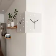 Double Sided Corner Wall Clock Modern Silent for Living Room Restaurant Home