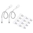 14Pcs Portable Plug-in Mini LED Lamp Bulbs with USB Extension Cables 7 Colors