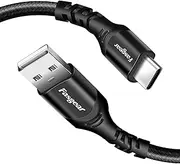 USB C Cable, 1 Pack 3m USB Type C 2.0 Cable High Speed and Fast Charging Data Transfer Cable Compatible for Moto G6,7 Galaxy Note 10 S9 S8 Oneplus 7 pro So-ny Xperia L1 XA2 (Black)