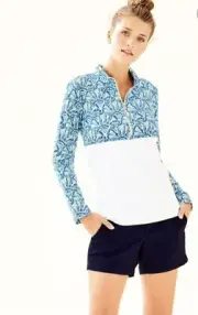 Lilly Pulitzer UPF 50+ Asher Popover One Of A Kind XS NWT $98