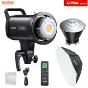 Godox SL100D 5600K LED Video Light Bowens with RC-A6 Remote + 95cm Softbox
