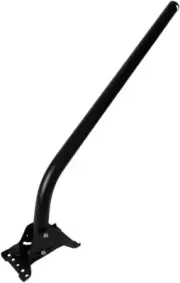 Skywalker 38" One-PieceJ Pipe Mount Antenna Mast withPowder Coated Black
