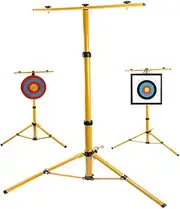 - QI HUO JU - Archery Target Stand Mount Folded Arrow Targets Stand for Straw & Point Bag Archery Bow Shooting Targeting Target