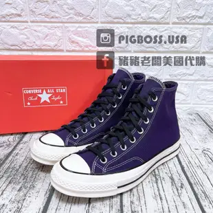 【豬豬老闆】CONVERSE Chuck 70 高筒 奶油底 帆布鞋 男女鞋 橘 165951C 紫 2C 綠 3C