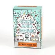 Gift Republic Food & Drink Trivia Cards Question Party Game Culinary Quiz Deck