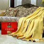 100% Grade A Mulberry Silk Blanket Winter Bed Sheet Throws Multicolor Gift Towel
