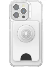 [PopSockets] MagSafe (G2) PopWallet + in White Clear Success