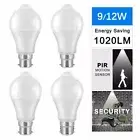 Motion Sensor B22 LED Lamp Smart Bulb Globe Auto ON/OFF Energy Saving Light