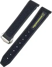 [KAVJU] For Omega Sxwatch Speedmaster 007 Seamaster 300 AT150 Silicone Watch Strap 21mm Silicone Watch band