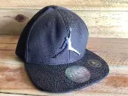 Nike Air Jordan Jumpman Youth Elephant Textured Black Snapback Cap UNISEX